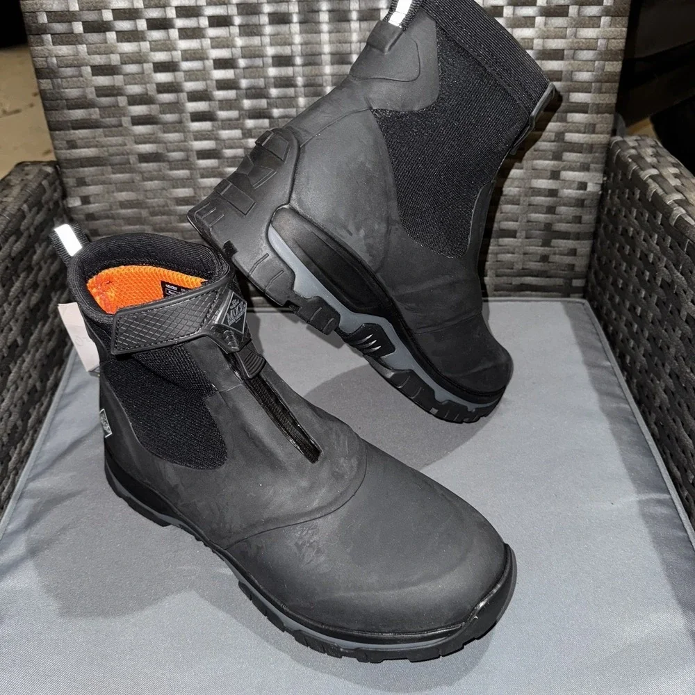 Muck Boot Men's Apex Mid-Zip Boots Black Size 14 NEW‎ Retail $165
